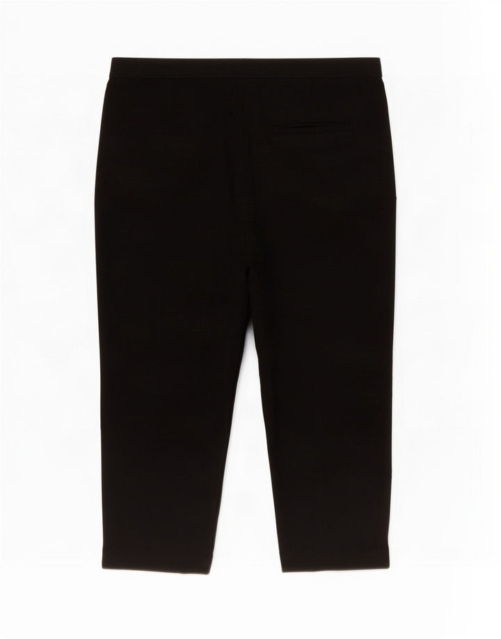 Marks & Spencer Γυναικείο κανονικό παντελόνι Capri UK 14 μεγάλο W34 L24 μαύρο