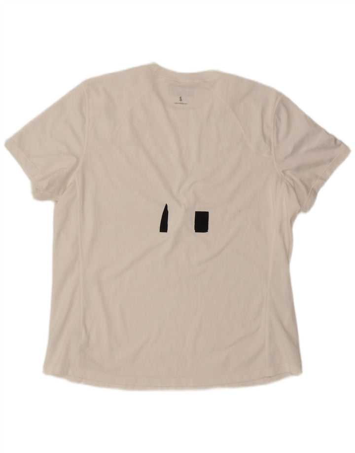 Ανδρικό T-Shirt New Balance Top XL White Colourblock Πολυεστέρας