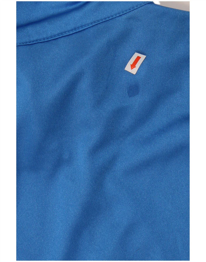 FILA Mens Graphic Tracksuit Top Jacket IT 48 Medium Blue Polyamide