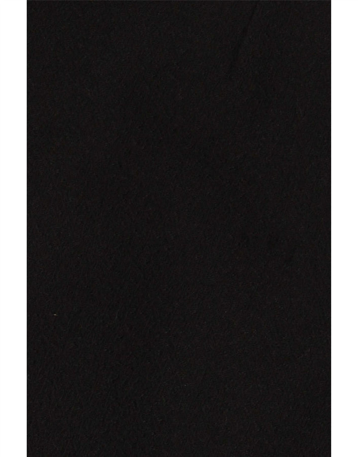 Vintage γυναικείο διπλό παλτό UK 14 Medium Black