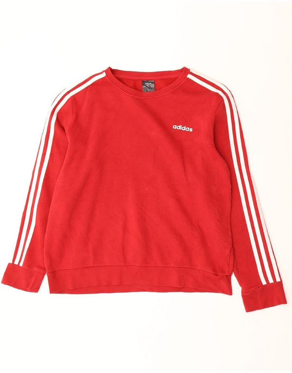ADIDAS Γυναικείο Φούτερ Jumper UK 20/22 XL Κόκκινο