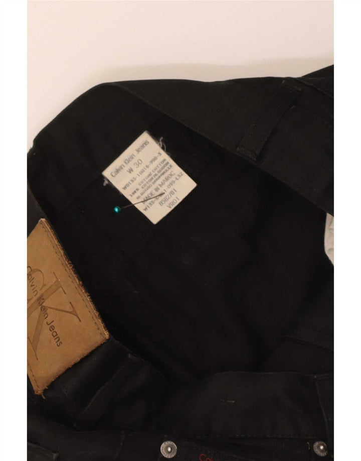Calvin Klein Ανδρικό Slim Jeans W30 L32 Μαύρο βαμβακερό