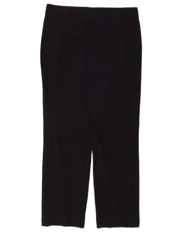 Γυναικεία Casual Παντελόνια Marks & Spencer UK 10 Small W30 L26 Navy Blue