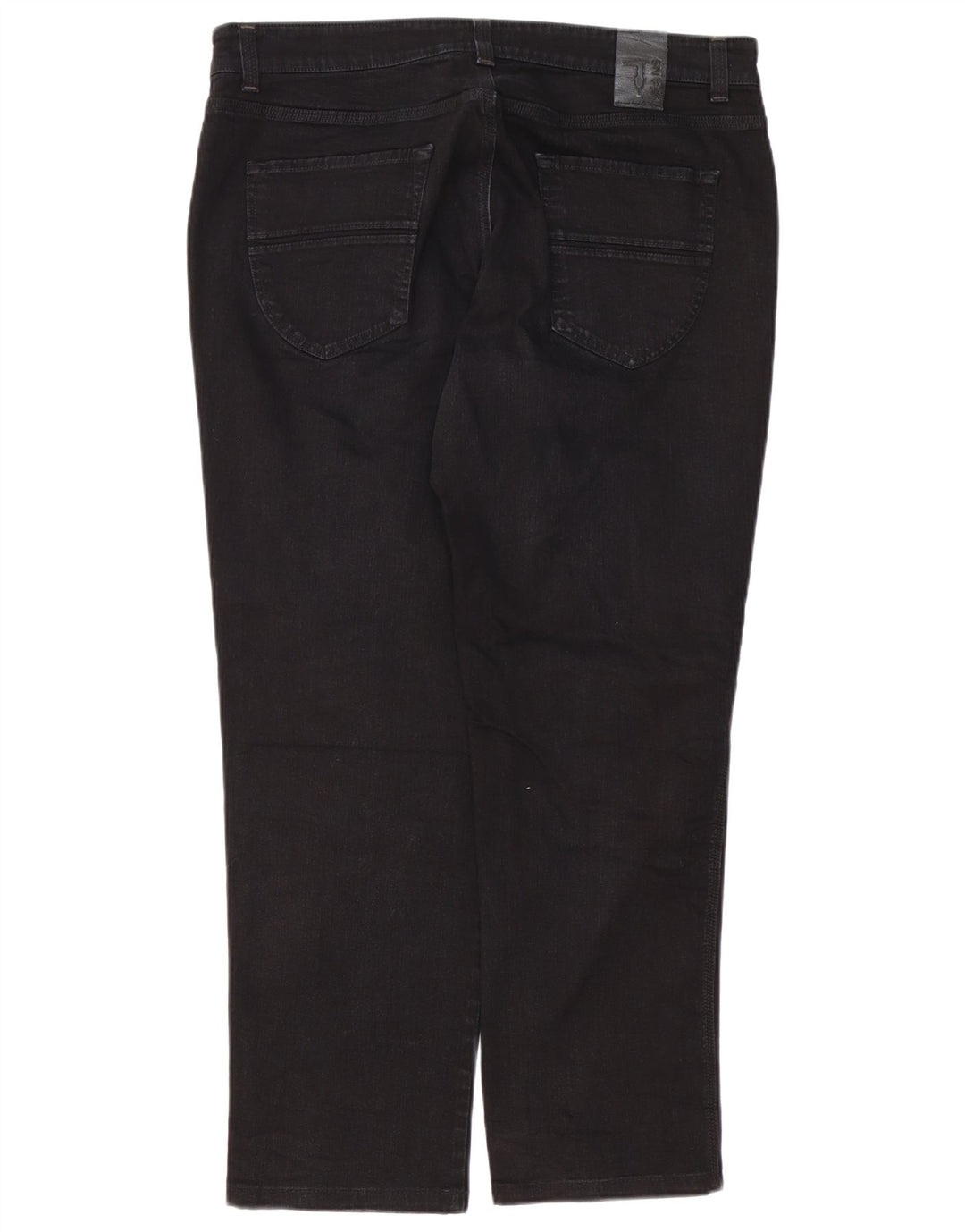 Trussardi Ανδρικό Ίσιο Τζιν W40 L30 Μαύρο Βαμβακερό