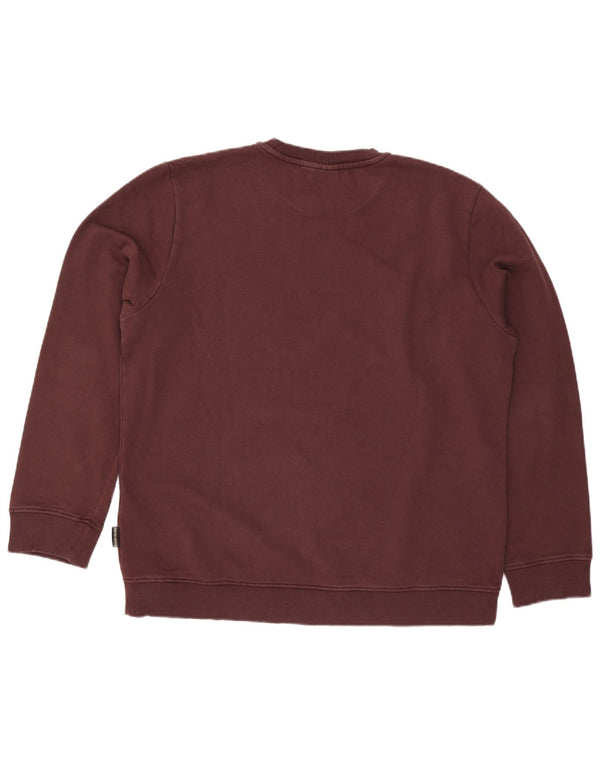Ανδρικό φούτερ Napapijri Geographic Jumper 2XL Maroon Cotton