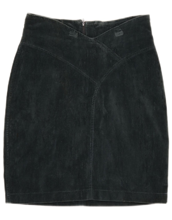 Pancaldi Γυναικεία Ψηλόμεση Velvet Pencil Φούστα IT 42 Medium W27 Blue