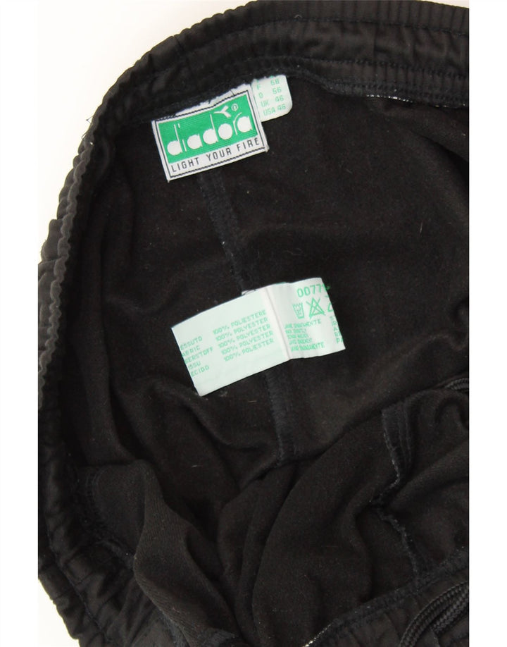 Ανδρική αθλητική φόρμα DIADORA Παντελόνι UK 46 XL Μαύρο Πολυεστέρας