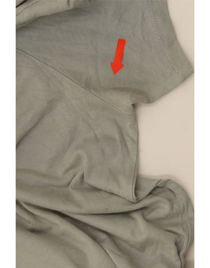 CALVIN KLEIN Ανδρικό T-Shirt Top Μικρό Γκρι βαμβακερό