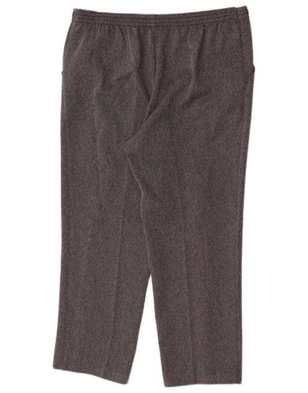 Marks & Spencer Γυναικείο ίσιο κομμένο παντελόνι UK 16 Large W34 L25 Grey