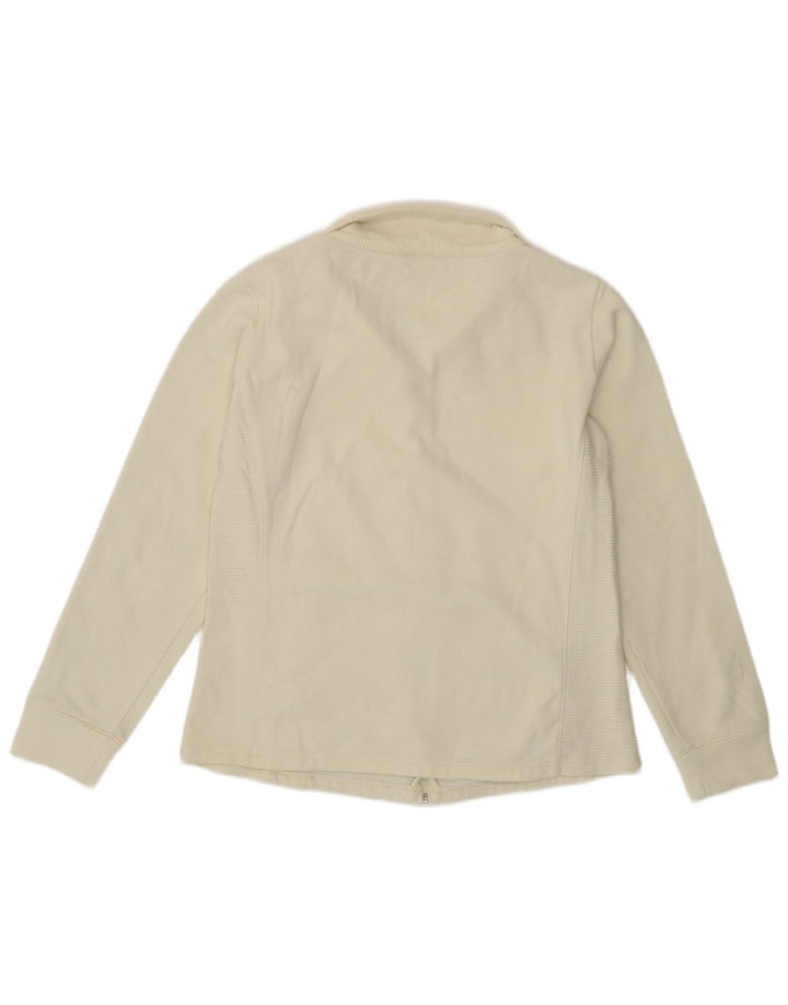 Γυναικεία αθλητική φόρμα Champion Top Jacket UK 14 Medium Off White