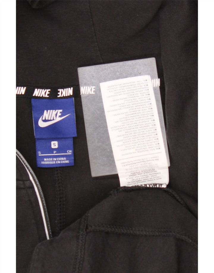 Γυναικεία NIKE με κουκούλα με φερμουάρ μεγάλου μεγέθους 10 μικρό μαύρο