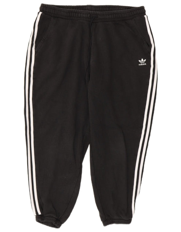 Γυναικεία αθλητική φόρμα Adidas Παντελόνι Joggers UK 20/22 XL Μαύρο βαμβακερό