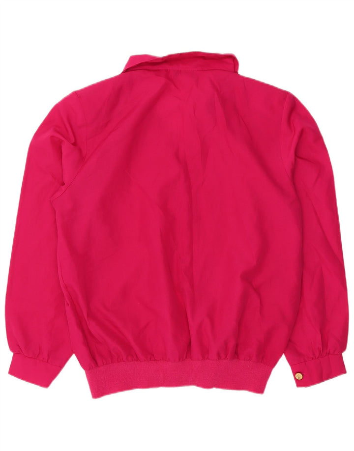 Vintage Γυναικεία Μακρυμάνικη Μπλούζα Oversized Μπλούζα US 14 XL Ροζ Πολυεστέρας