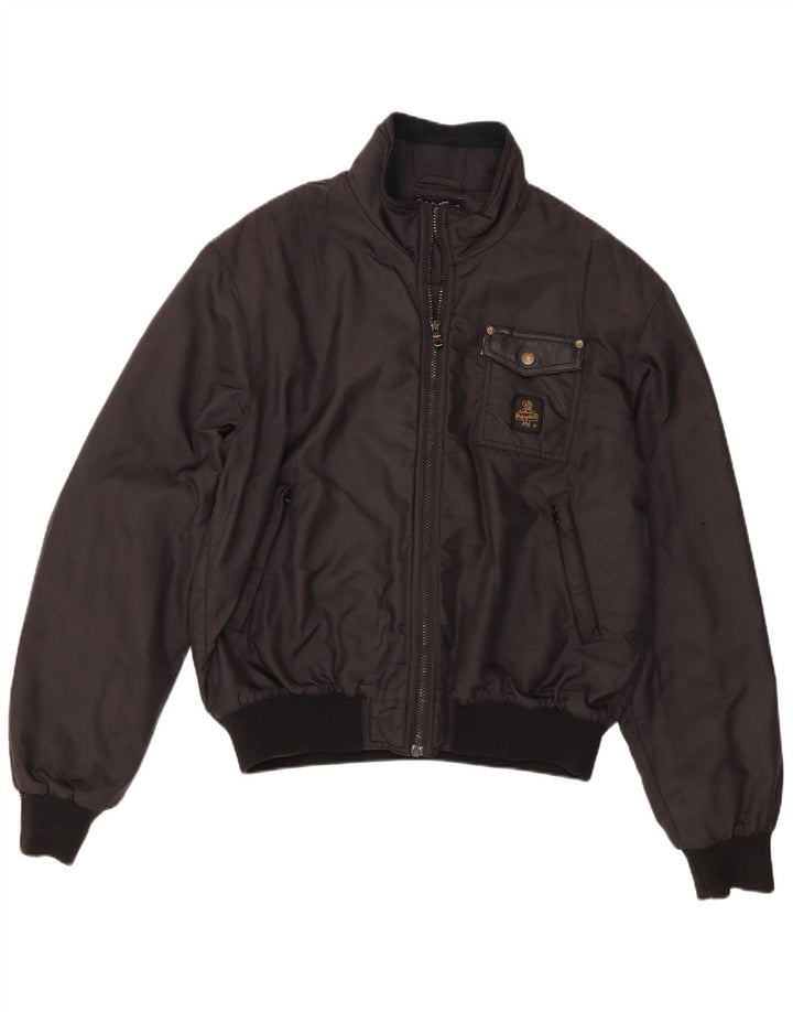 Ανδρικό μπουφάν Refrigiwear Bomber UK 42 XL Μαύρο Πολυαμίδιο