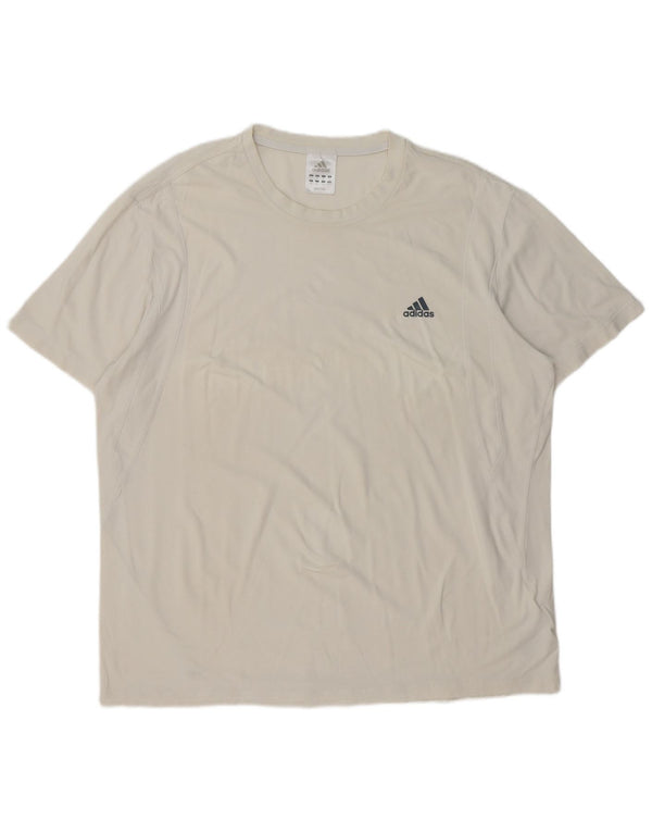 Ανδρικό T-Shirt Adidas Top 2XL Λευκό βαμβακερό