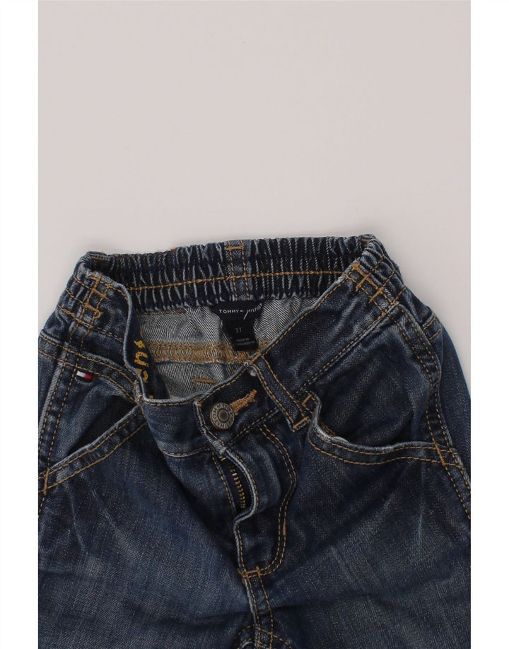 TOMMY HILFIGER Baby Boys Cargo Straight Jeans 18-24 μηνών W20 L12 Μπλε