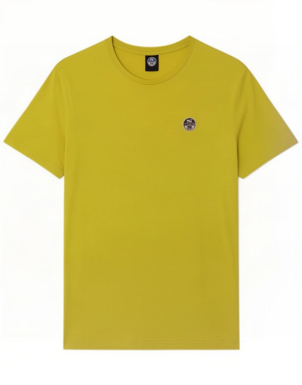 North Sails Ανδρικό T-Shirt Top XS Yellow Cotton