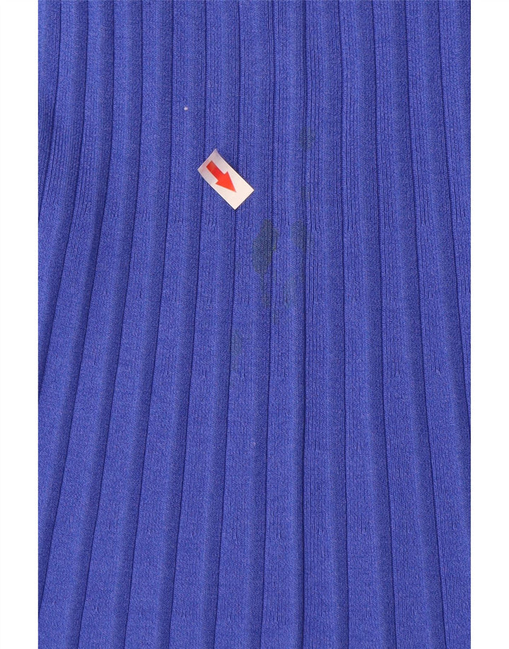 COS Γυναικείο Αμάνικο Φόρεμα Σκηνής UK 14 Μεσαίο Μπλε Βαμβακερό