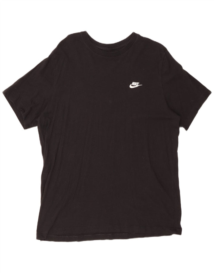 Ανδρικό T-Shirt NIKE Top XL Μαύρο βαμβακερό