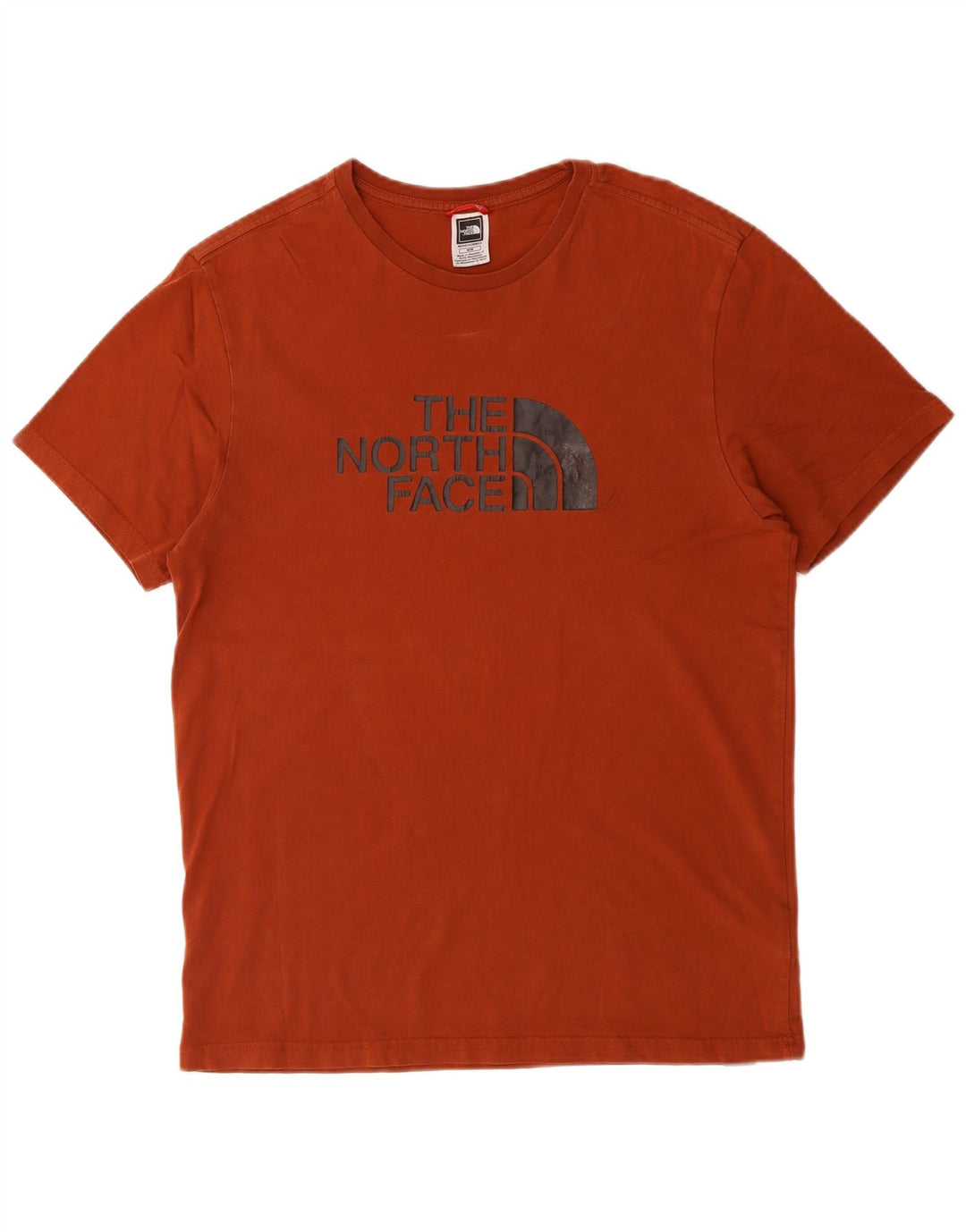 THE NORTH FACE Ανδρικό γραφικό T-Shirt Top Μεσαίο κόκκινο βαμβακερό