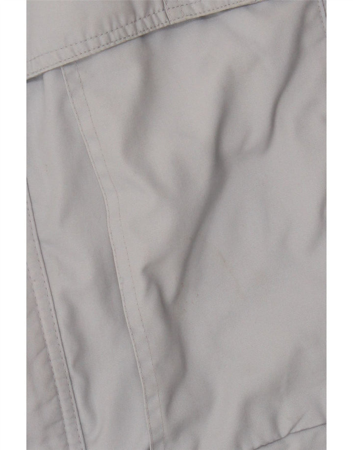 C&A Mens Utility Jacket UK 36 Small Grey Polyester