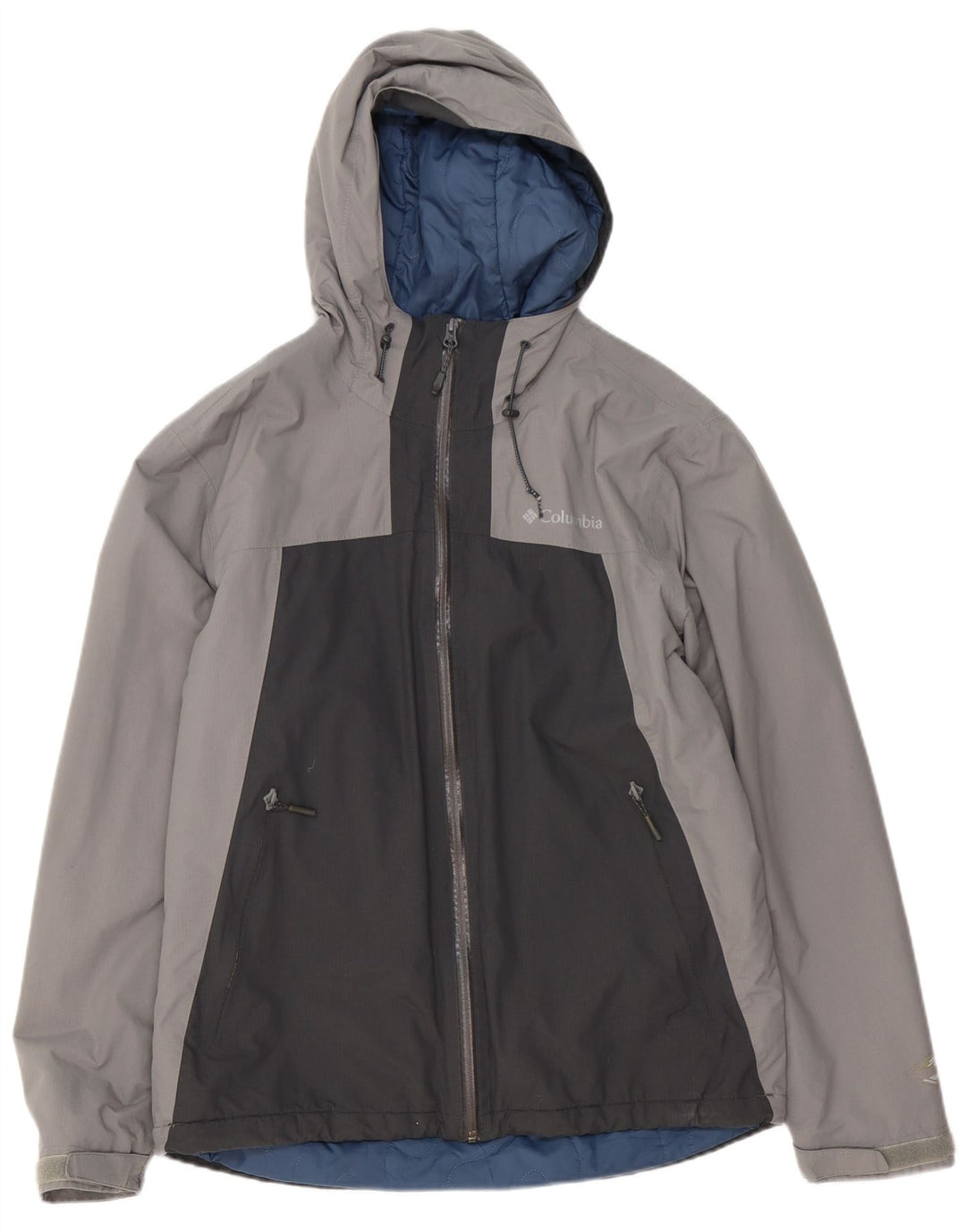 Ανδρικό μπουφάν με κουκούλα Columbia UK 38 Medium Grey Colourblock