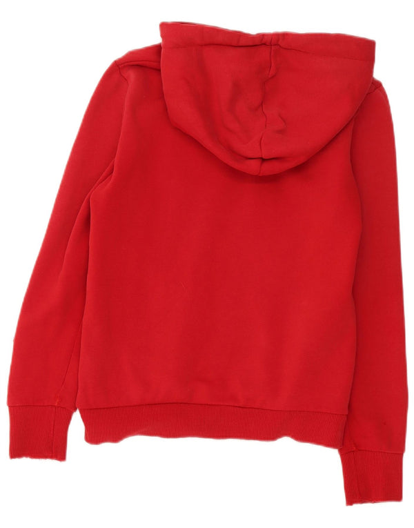 Superdry γυναικεία κουκούλα με κουκούλα με γραφικά κουκούλα UK 10 Small Red Colourblock