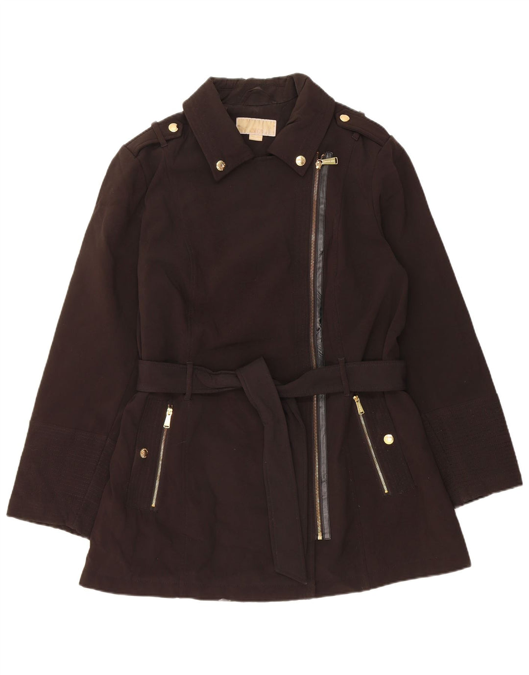 Michael Kors Γυναικείο Στρατιωτικό Μπουφάν UK 18 XL Μαύρο Πολυεστέρας