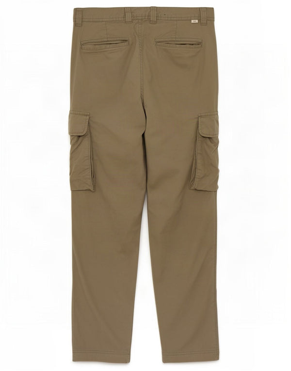 Liu Jo Mens Slim Παντελόνι Cargo IT 48 Medium W34 L30 Πράσινο βαμβακερό