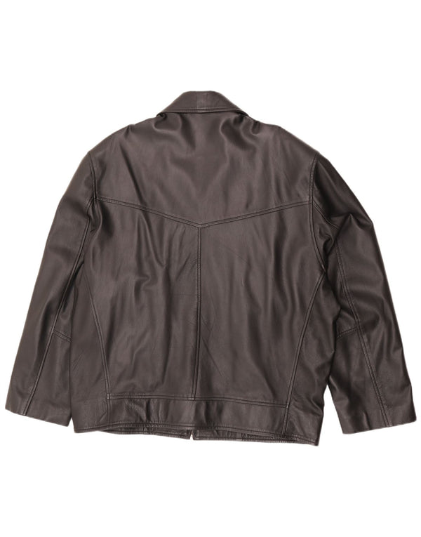 Admiral Γυναικείο Δερμάτινο Μπουφάν UK 20 2XL Μαύρο Lambskin