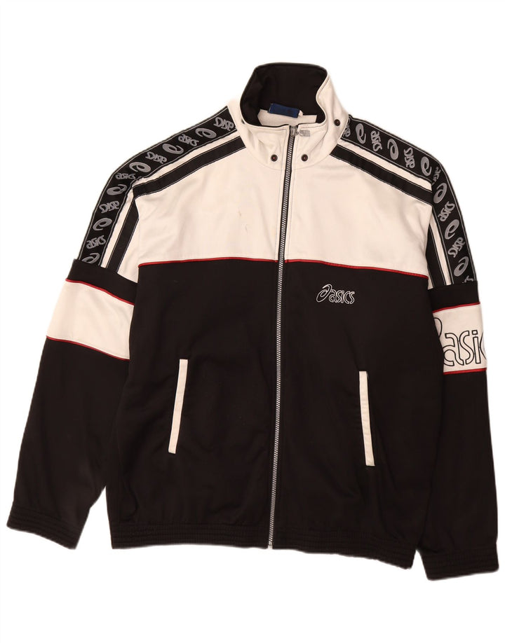 Ανδρική αθλητική φόρμα γραφικών Asics Top Jacket IT 50 Medium Black Colourblock