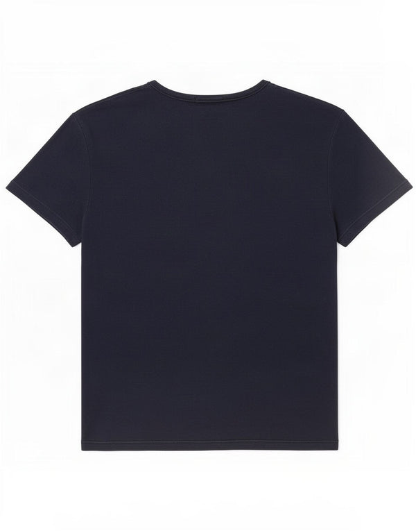 Benetton Γυναικείο T-Shirt Top UK 12 Medium Navy Blue