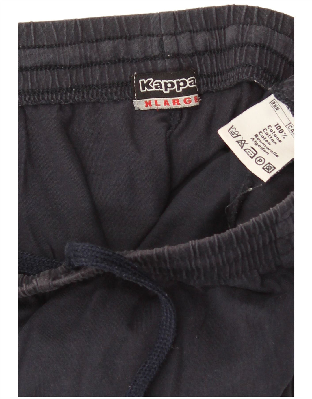 Ανδρική αθλητική φόρμα KAPPA Παντελόνι XL Navy Blue Cotton