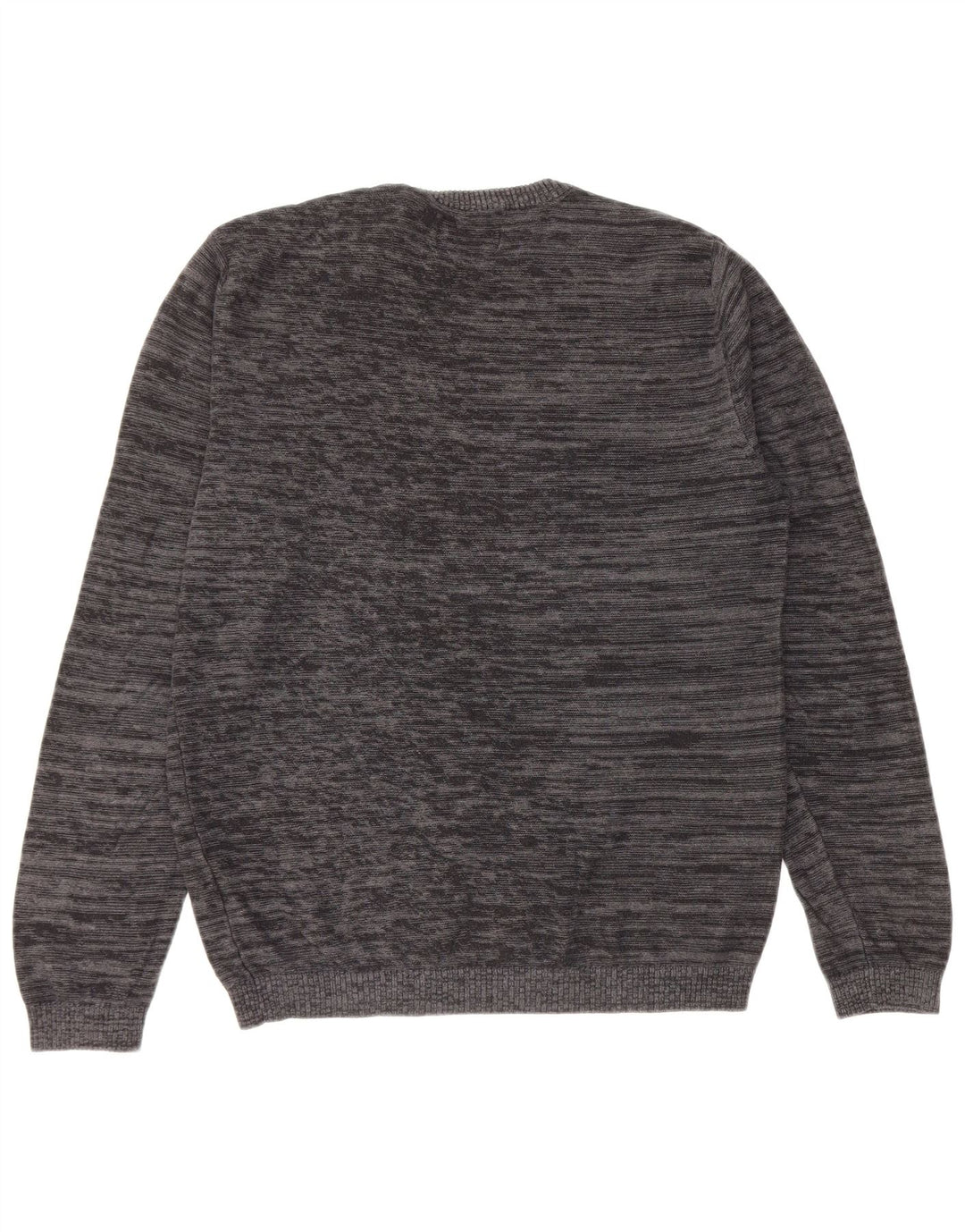 JACK & JONES Ανδρικό πουλόβερ με λαιμόκοψη και βαμβακερό μικρό γκρι βαμβάκι