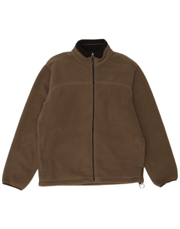 Ανδρικό μπουφάν Timberland Fleece UK 40 Large Khaki Polyester