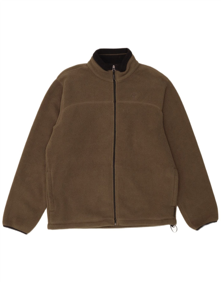Ανδρικό μπουφάν Timberland Fleece UK 40 Large Khaki Polyester