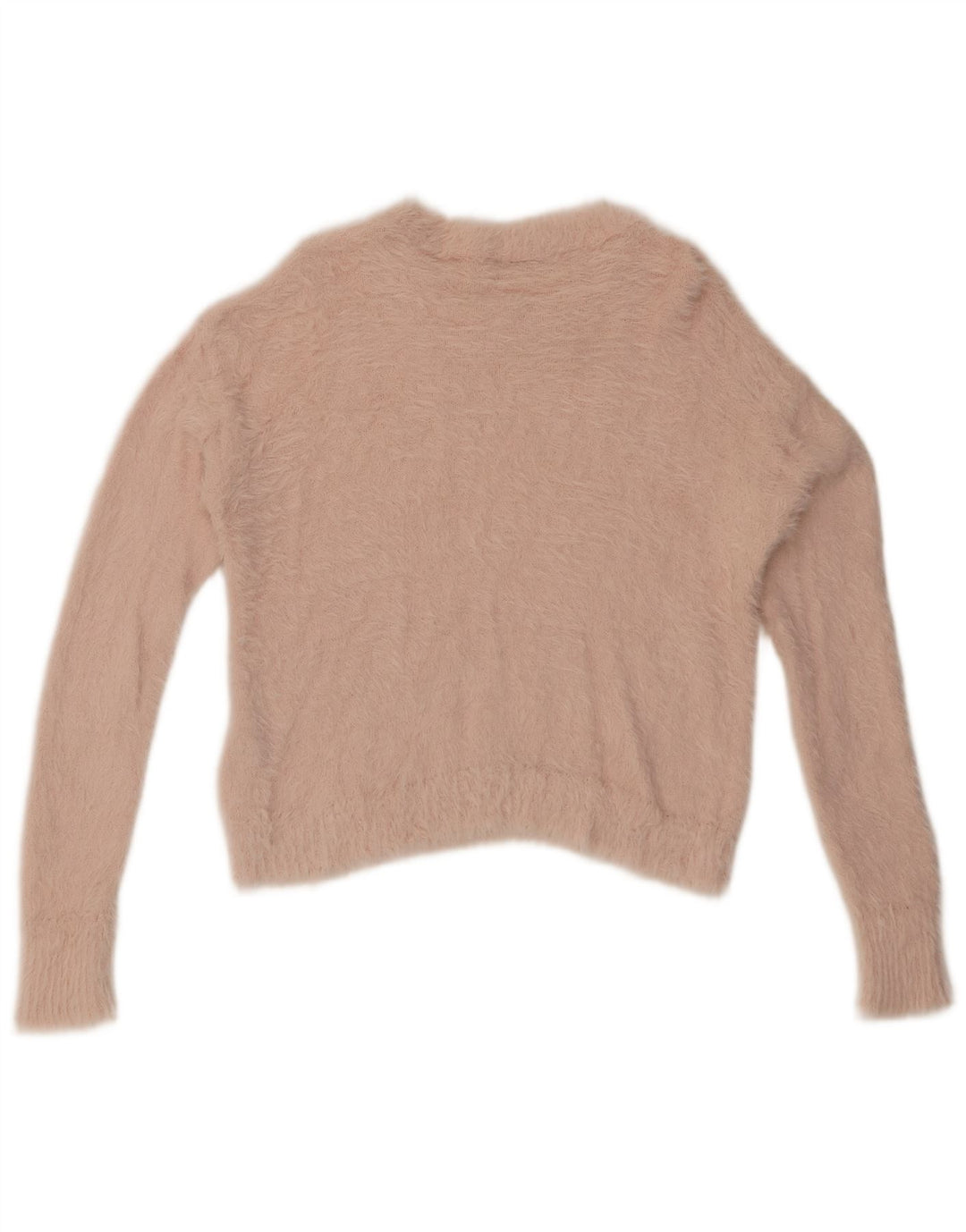 Γυναικείο πουλόβερ ZARA Crop Crop Neck Jumper UK 10 Small Pink Polyamide