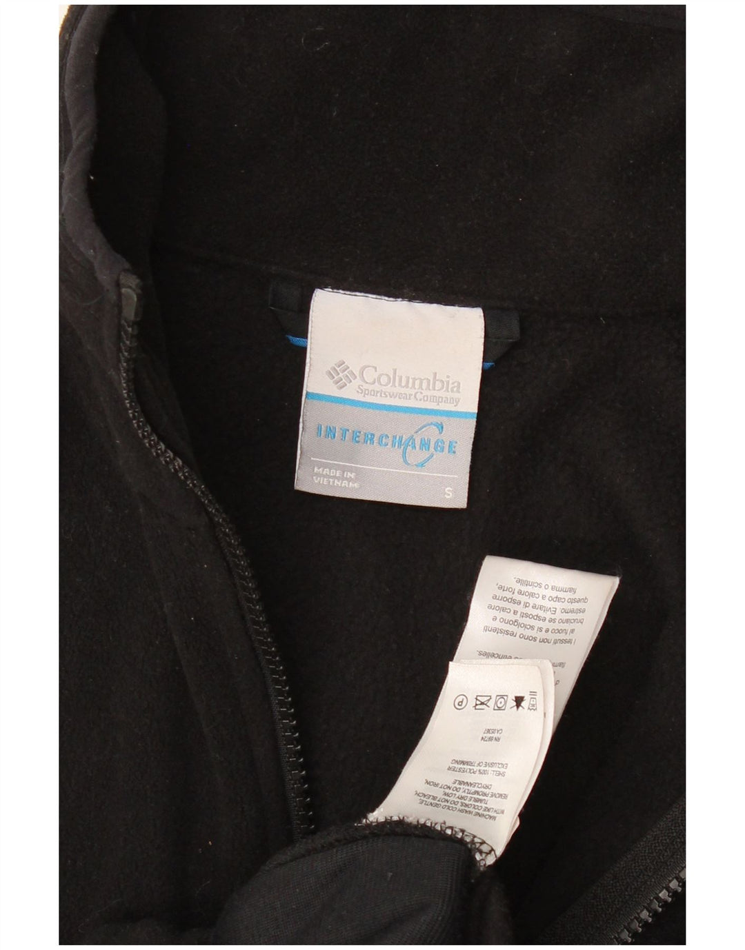 Columbia Womens Interchange Fleece Jacket Μικρό Μαύρο Πολυεστέρα