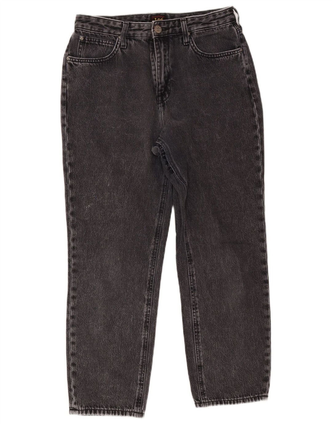Lee Womens Carol Cropped Jeans W28 L25 Γκρι βαμβακερό