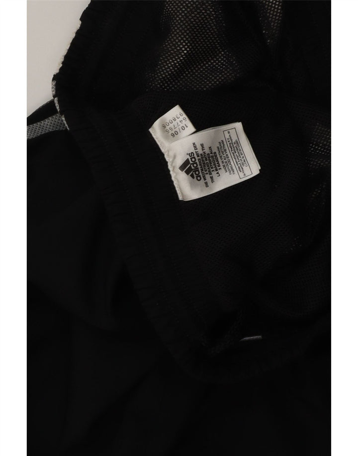 Ανδρική αθλητική φόρμα ADIDAS Παντελόνι μεσαίου μαύρου χρώματος πολυεστέρας