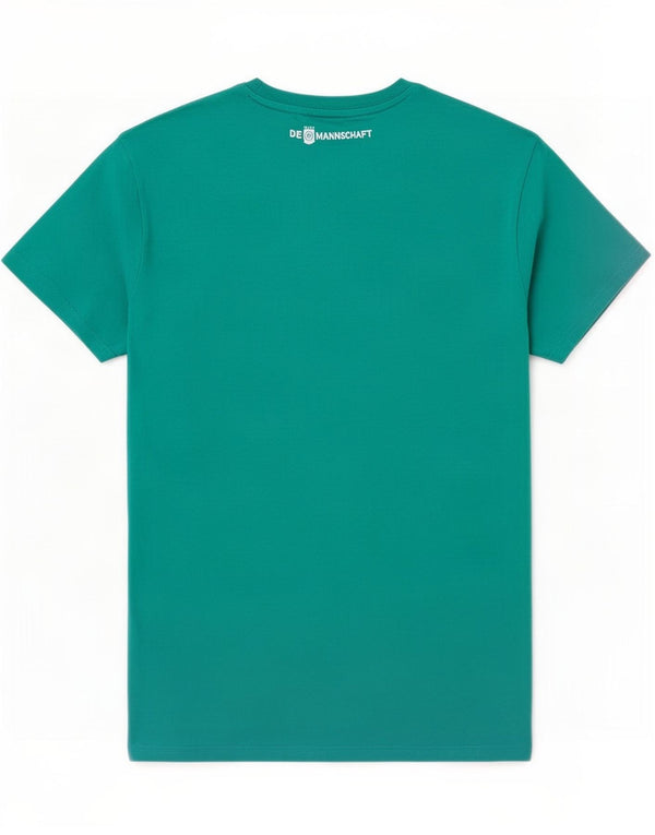Ανδρικό μπλουζάκι Adidas Deutscher Fussball Bund Top XL Τυρκουάζ βαμβακερό