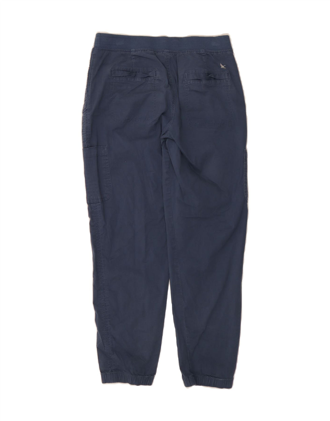 EDDIE BAUER Womens Joggers Cargo Trousers US 8 Medium W27 L27 Navy Blue Vintage Eddie Bauer and Second-Hand Eddie Bauer from Messina Hembry 