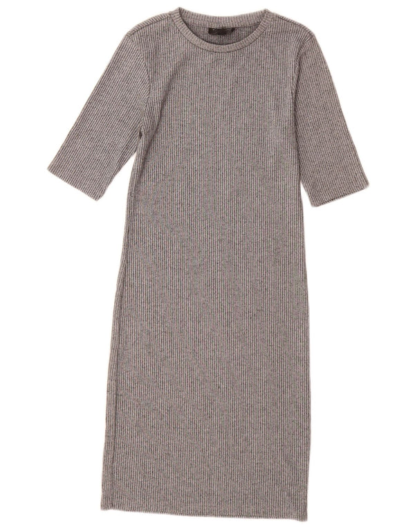 Γυναικείο κοντομάνικο φόρεμα Topshop UK 10 Small Grey Flecked