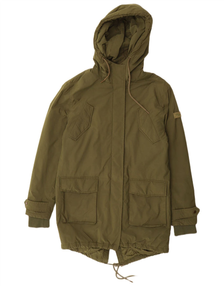 PEPE Jeans Γυναικείο μπουφάν Parka με κουκούλα UK 14 Medium Khaki