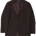 Marks & Spencer Ανδρικό μπουφάν blazer UK 34 μικρό μαύρο πολυεστέρα