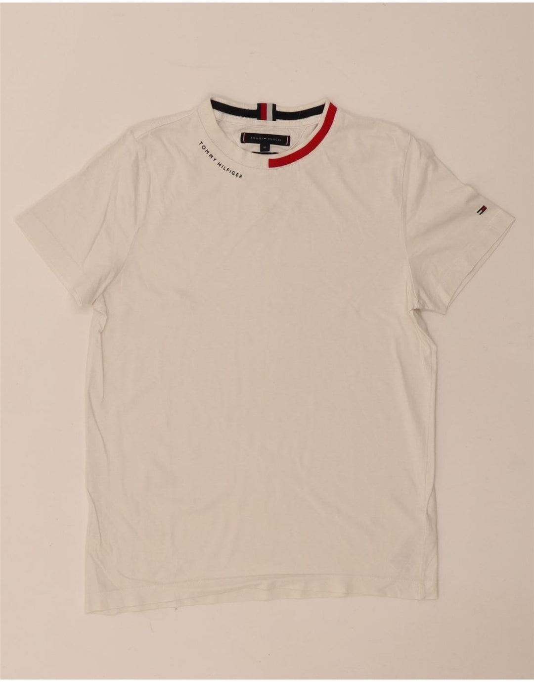 Ανδρικό T-Shirt Tommy Hilfiger Top XS Λευκό βαμβακερό