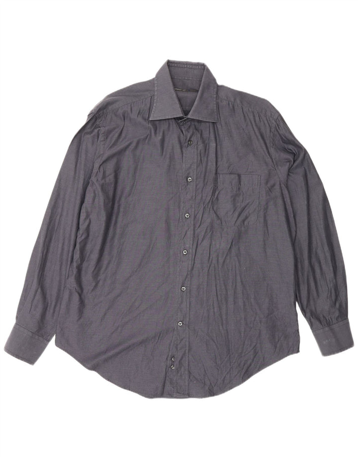 Ανδρικό πουκάμισο Cerruti 1881 Large Navy Blue από βαμβάκι