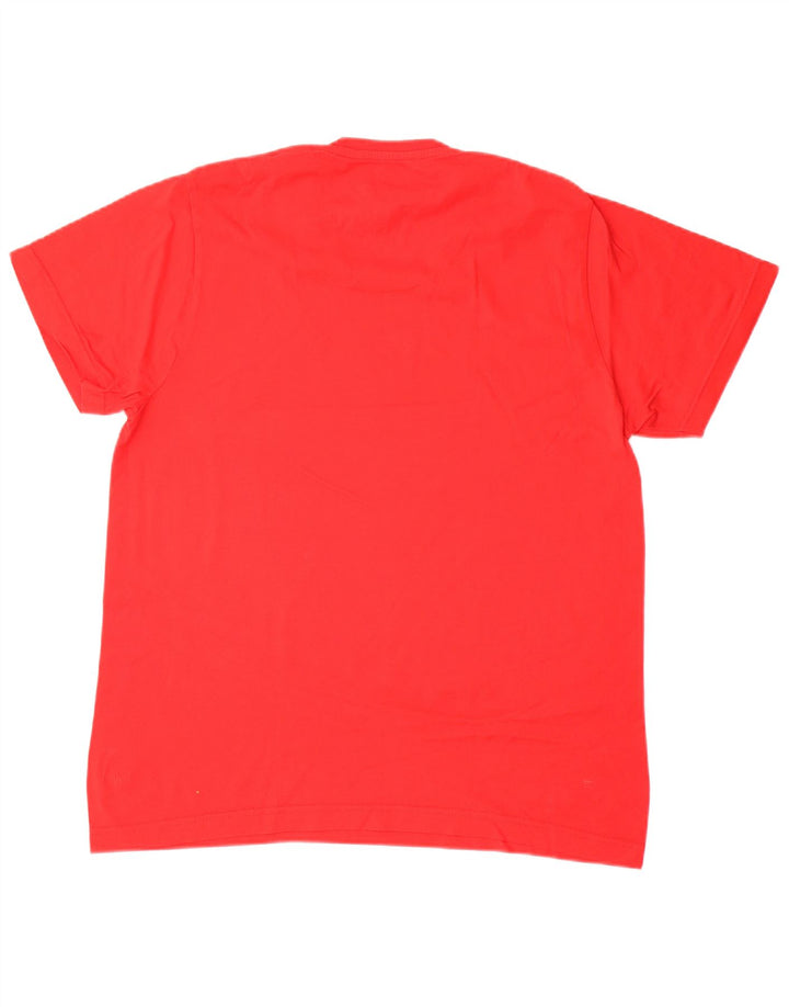 Ανδρικό γραφικό T-Shirt Adidas Top μεγάλο κόκκινο
