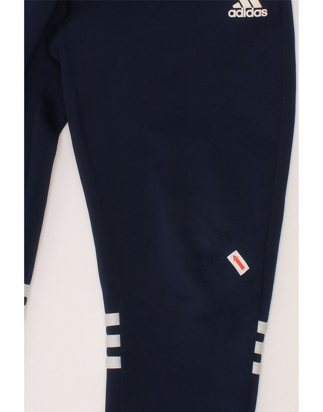 Adidas Boys Tracksuit Trousers Joggers 6-7 Years Navy Blue Polyester