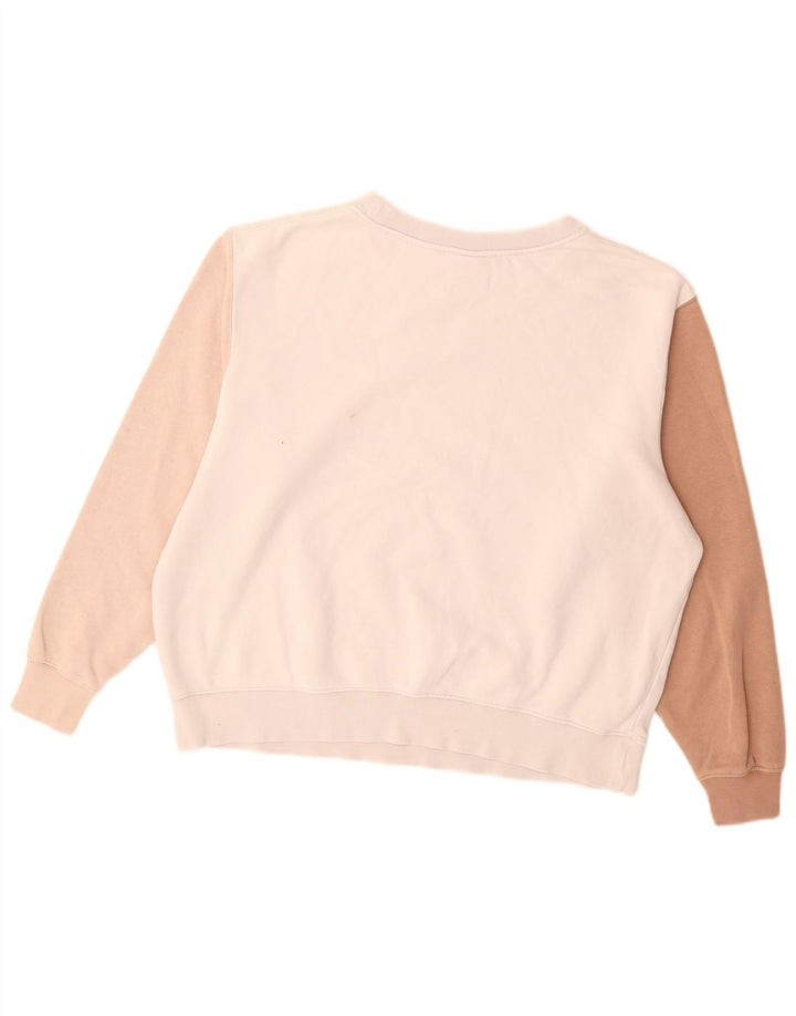 Γυναικείο φούτερ Nike Jumper UK 14 Βαμβακερό μεσαίο μπεζ χρώμα